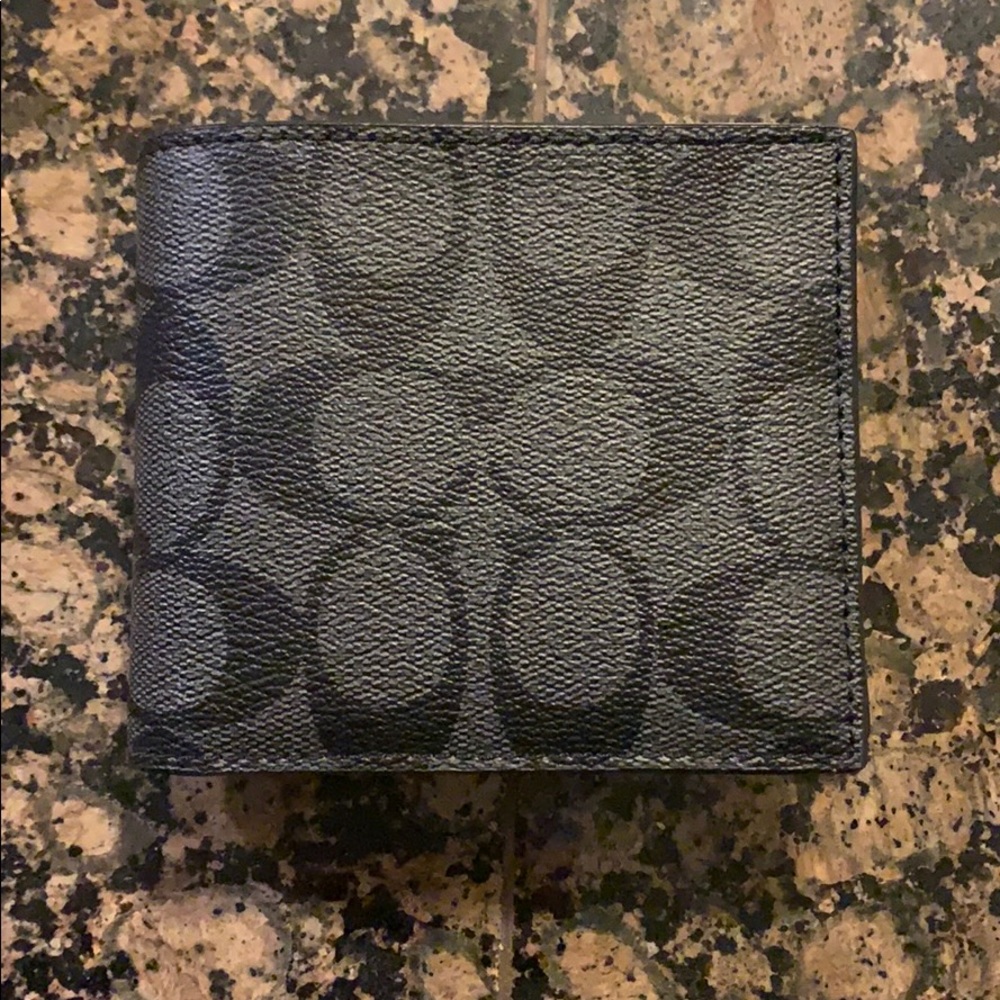 An authentic Coach wallet.